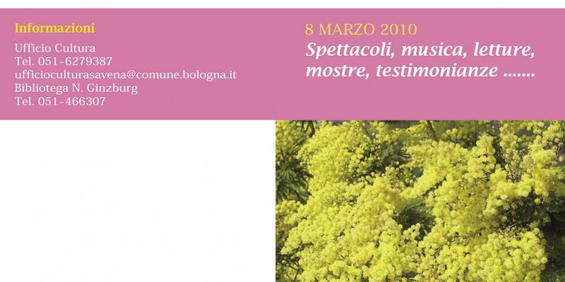 8 MARZO 2010 8 MARZO 2010