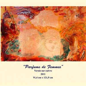 PROFUMI FEMMINILI - Personale di Maev Marchini. Colori su rame PROFUMI FEMMINILI - Personale di Maev Marchini. Colori su rame