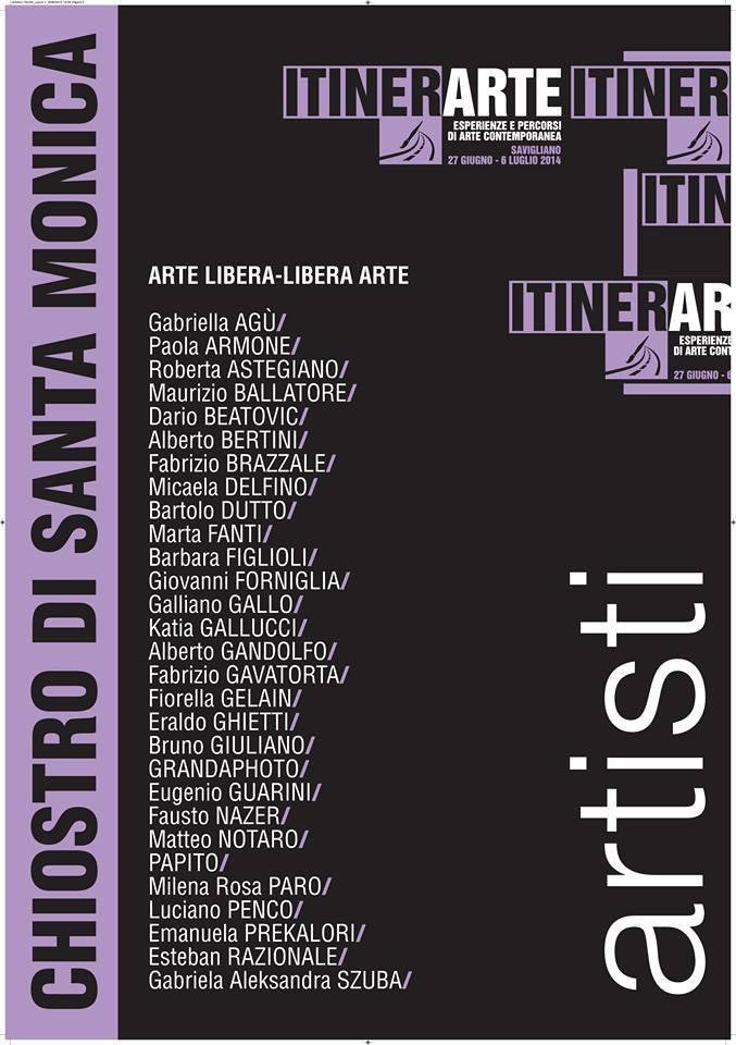 ITINERARTE 2014 ITINERARTE 2014