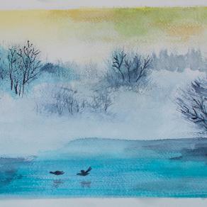 Al calar della nebbia !