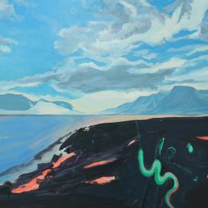 Black Snake Sand Erupt