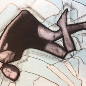 Contorni con pastello nero Contorni con pastello nero