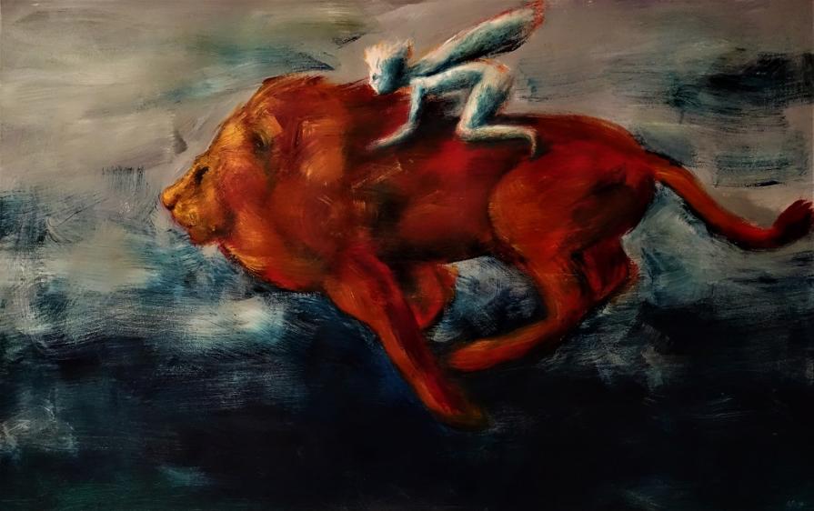 A Lion and the Littile King