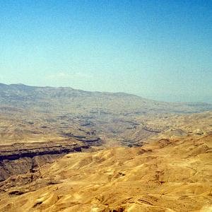Jordan. Desert and stones