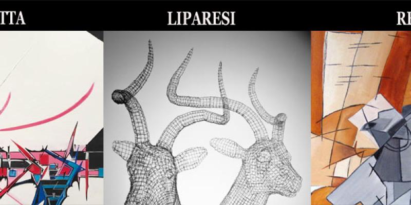 Mostre personali di Roberto Re, Michele Liparesi e Luca Boatta