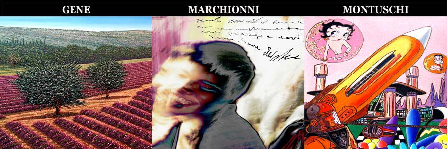 Mostra personale Gene Pompa, Angela Marchionni e Giancarlo Montuschi