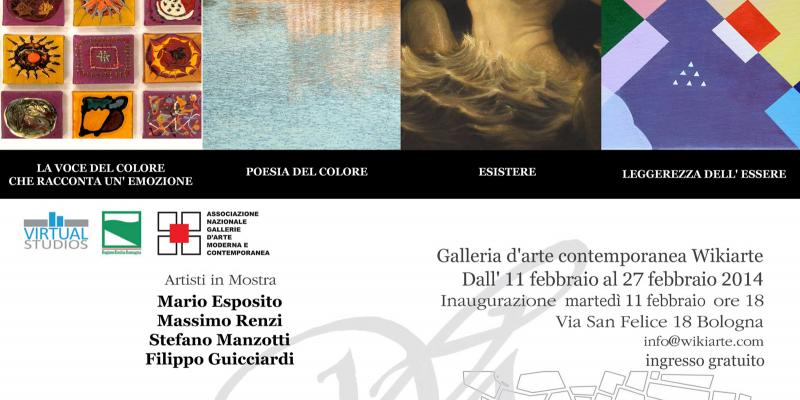 Personal exhibition of M.Esposito, M.Renzi, S.Manzotti, F.Guicciardi