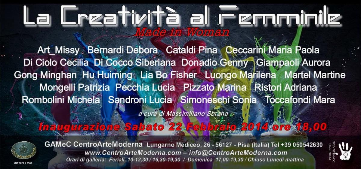 La Creatività al Femminile ( Made in Woman) La Creatività al Femminile ( Made in Woman)