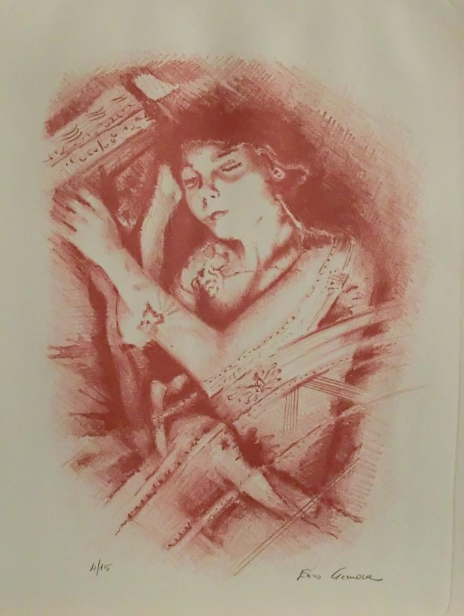 Tra le braccia di Morfeo (litografia) Tra le braccia di Morfeo (litografia)