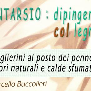 La mia tecnica con i colori naturali del legno