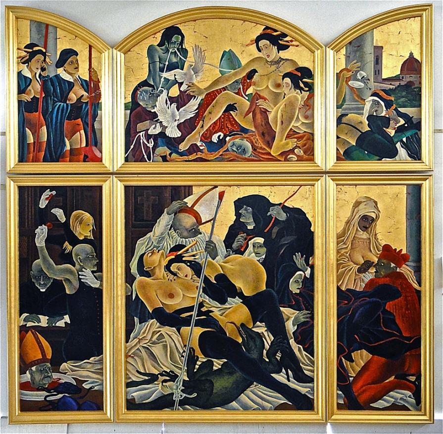 Inversion of The Sacred The Cloisters Last Supper Triptych Series 2004 - 2014 Inversion of The Sacred The Cloisters Last Supper Triptych Series 2004 - 2014