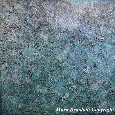 "PROFONDITA' E SILENZIO SIDERALE" - Tela 50X50 -