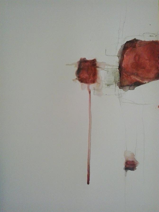 Lacerazioni in necrosi 1 - Tecnica mista su carta 2014