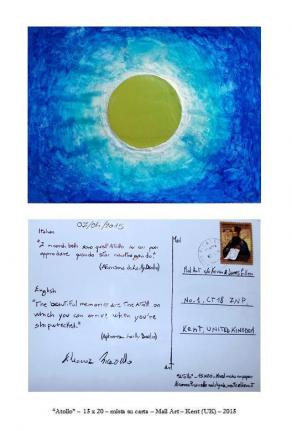 "Atollo" - Mail Art - Folkestone - Kent, United Kingdom 2015