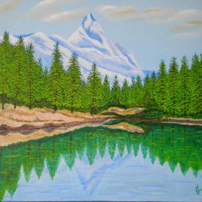 LG 0257 - Il lago Verde - Valle d'Aosta