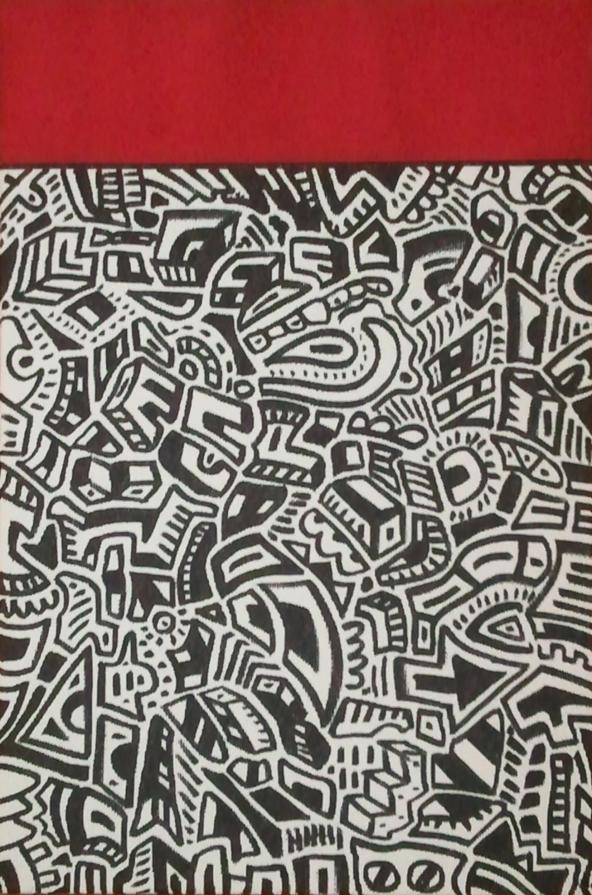 Rosso bruciato e nero