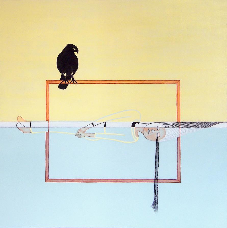 Autoportrait avec oiseau de Los Angeles à la dérive Autoportrait avec oiseau de Los Angeles à la dérive