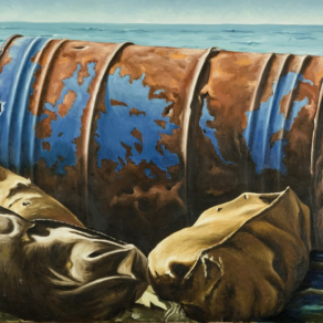 Fidio Bartalini - Marina - olio su tela - 100 x 70