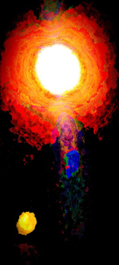           ... La grande sfera di luce ...