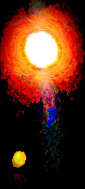           ... La grande sfera di luce ...