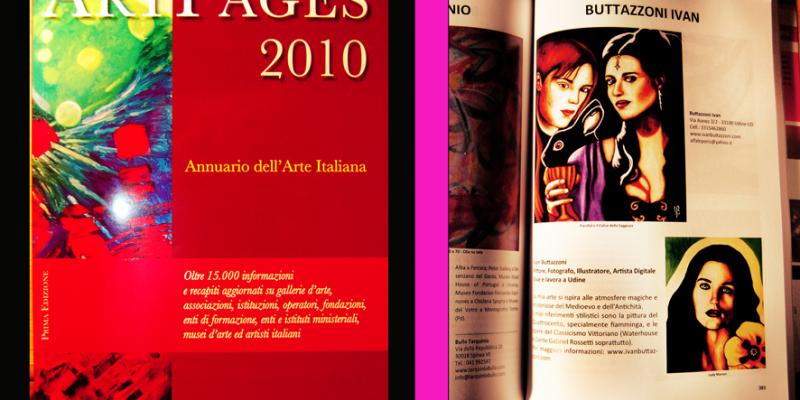 Publication on "ArtPages Annuario dell'Arte Italiana 2010"