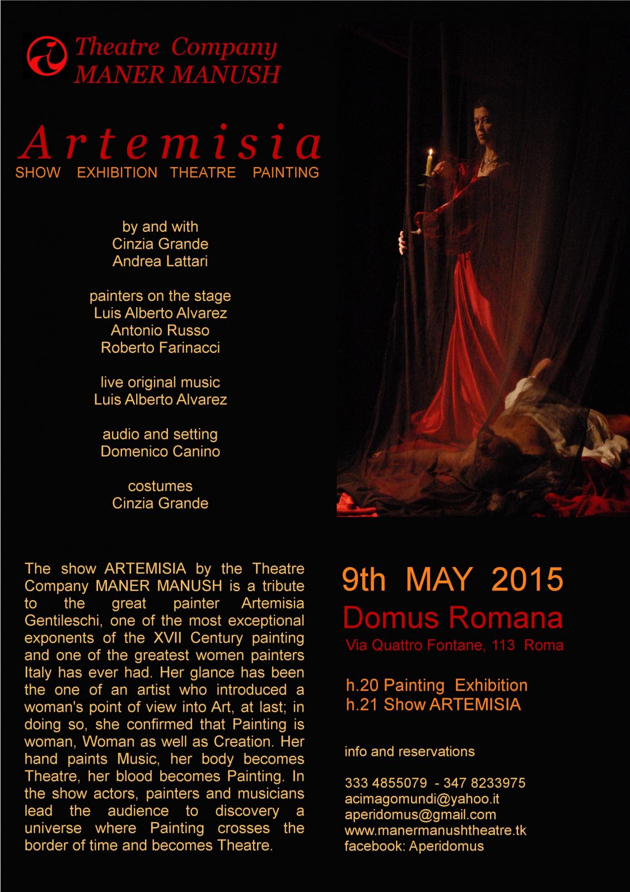 ARTEMISIAMostra collettiva di pittura Mattia Arduini, Melina Armeli, Luis Alberto Alvarez, Carlos Atoche, Francesco Campese, Domenico Canino, Luis Alberto Cutrone, Mokodu Fall, Roberto Farinacci, Laura Gai, Antonio Russo ARTEMISIAMostra collettiva di pittura Mattia Arduini, Melina Armeli, Luis Alberto Alvarez, Carlos Atoche, Francesco Campese, Domenico Canino, Luis Alberto Cutrone, Mokodu Fall, Roberto Farinacci, Laura Gai, Antonio Russo