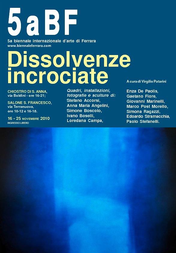 DISSOLVENZE INCROCIATE