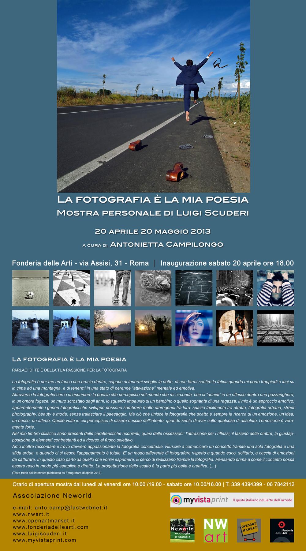 La fotografia è la mia poesia | Mostra fotografica di Luigi Scuderi La fotografia è la mia poesia | Mostra fotografica di Luigi Scuderi