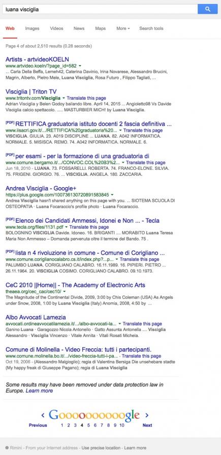 right to oblivion selfie page 4