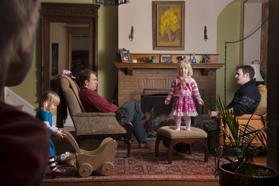 Abby Sees Hugh In The Front Hall