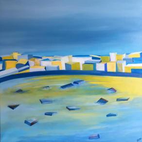 Baia con barche affondate