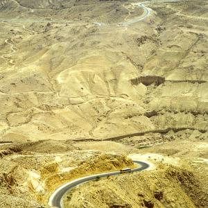 Jordan. Desert and stones