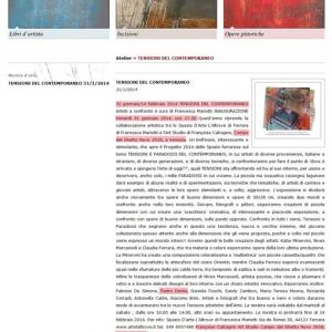 TENSIONI DEL CONTEMPORANEO  Artisti a confronto 