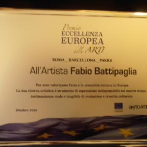 Premiato con il "Premio Eccellenza Europea delle Arti" da EA Editore