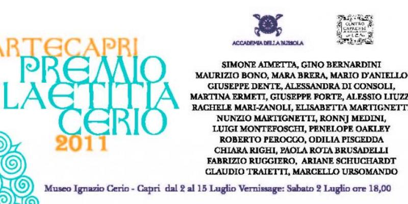 Premio Laetitia Cerio 2011 Premio Laetitia Cerio 2011