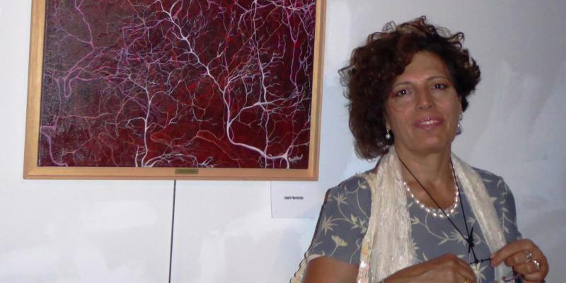 Maristella Angeli present at the inauguration of the artistic collective "The creative art that knows how to thrill" Museo CART, Falconara Marittima