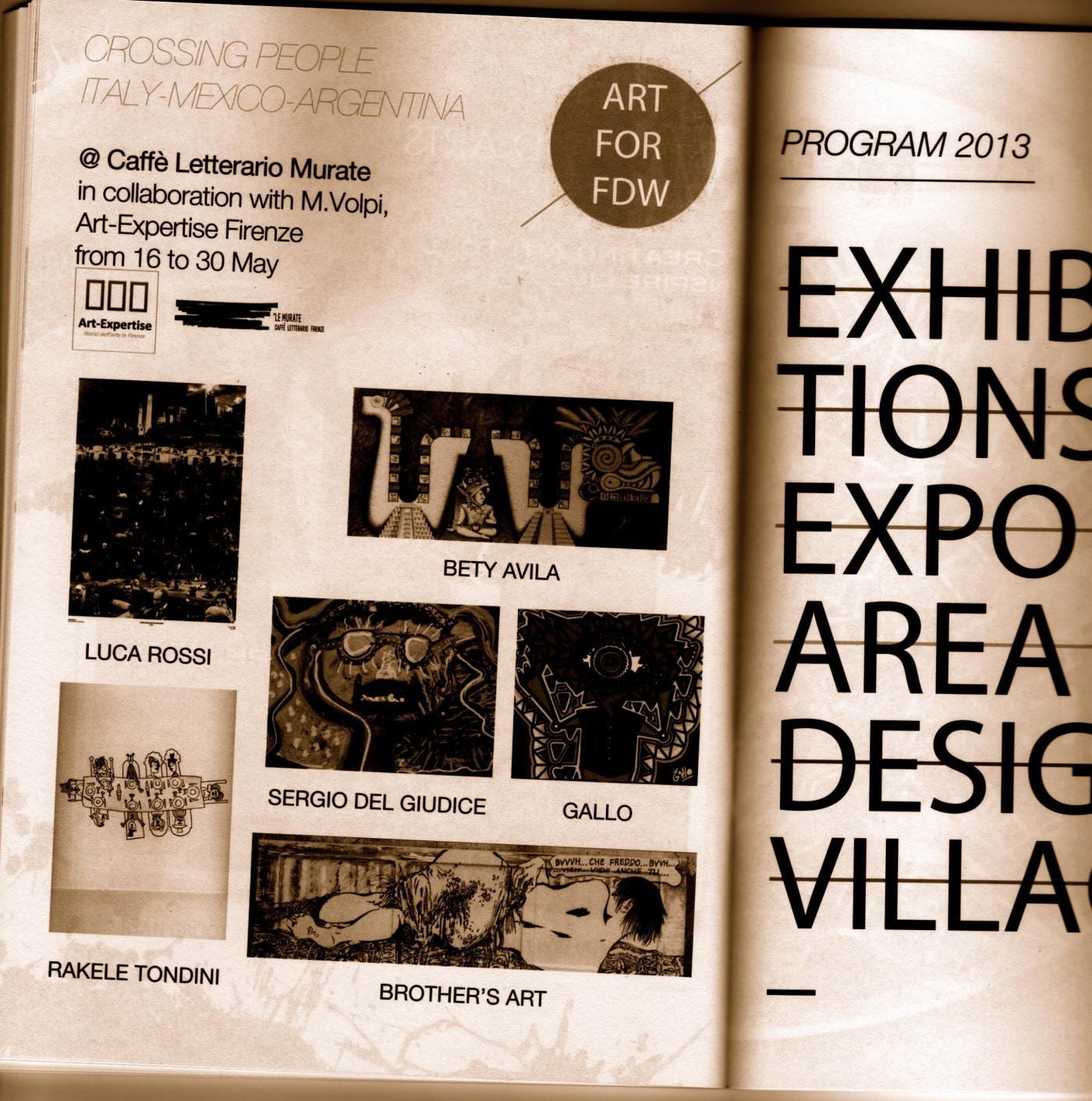 Florence Design Week-Crossing People Italy-Mexico-Argentina