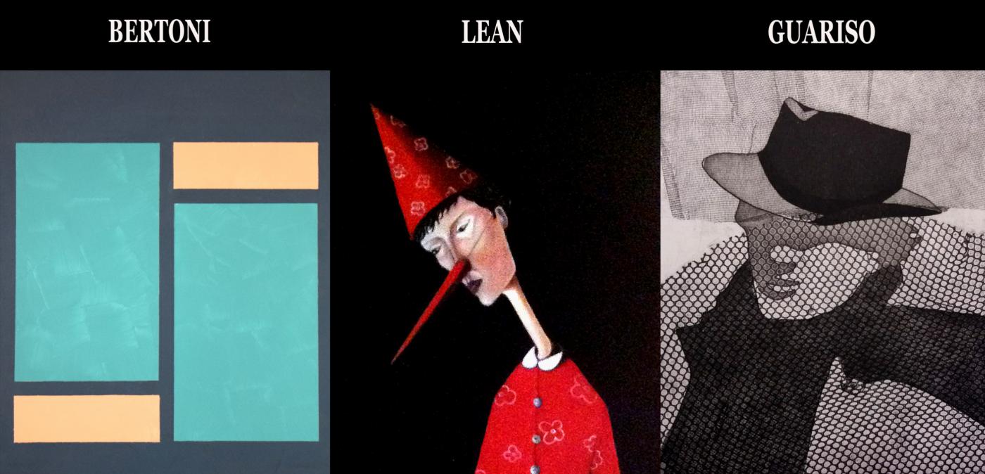 Mostre personali di Bertoni, Lean e Guariso Mostre personali di Bertoni, Lean e Guariso