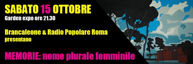 “Memorie: nome plurale femminile” “Memorie: nome plurale femminile”