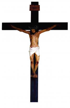 crocifisso ligneo