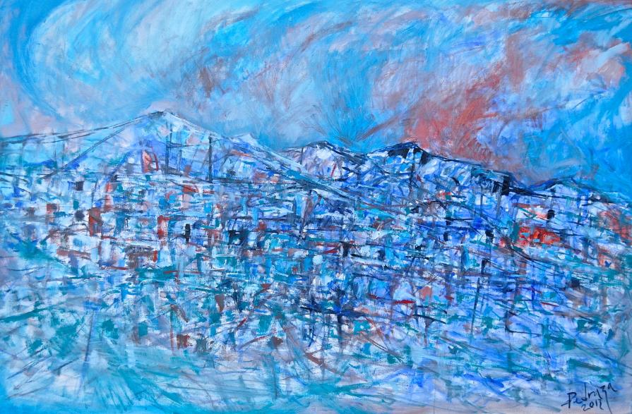 Un pomeriggio nella città di montagna