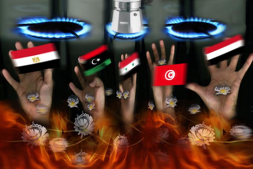 la primavera araba ci ha insegnato che il popolo quando è stanco si ribella ed uomini cercano di lib