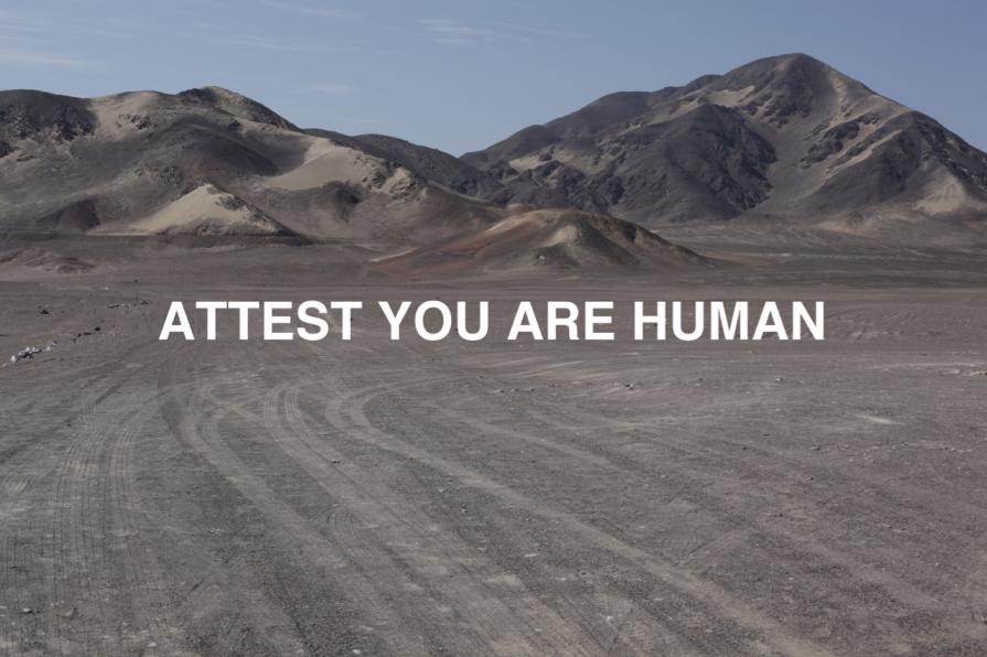 Attest you are human triptych (attest you are human), 2016 Attest you are human triptych (attest you are human), 2016