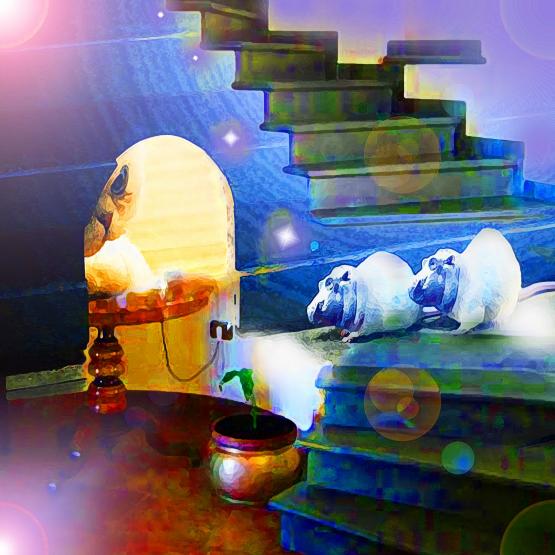 Il gatto coi guanti non acchiappa topi...!!!