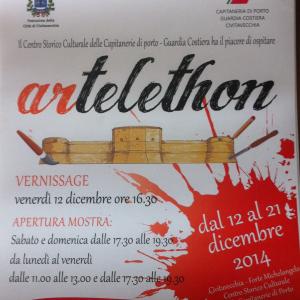  Esposizione artistica evento "Artelethon" nel contesto della maratona Telethon 2014
