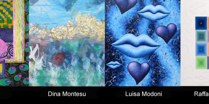 Personal exhibition of Modoni, Montesu, Gaudioso, Aimèe