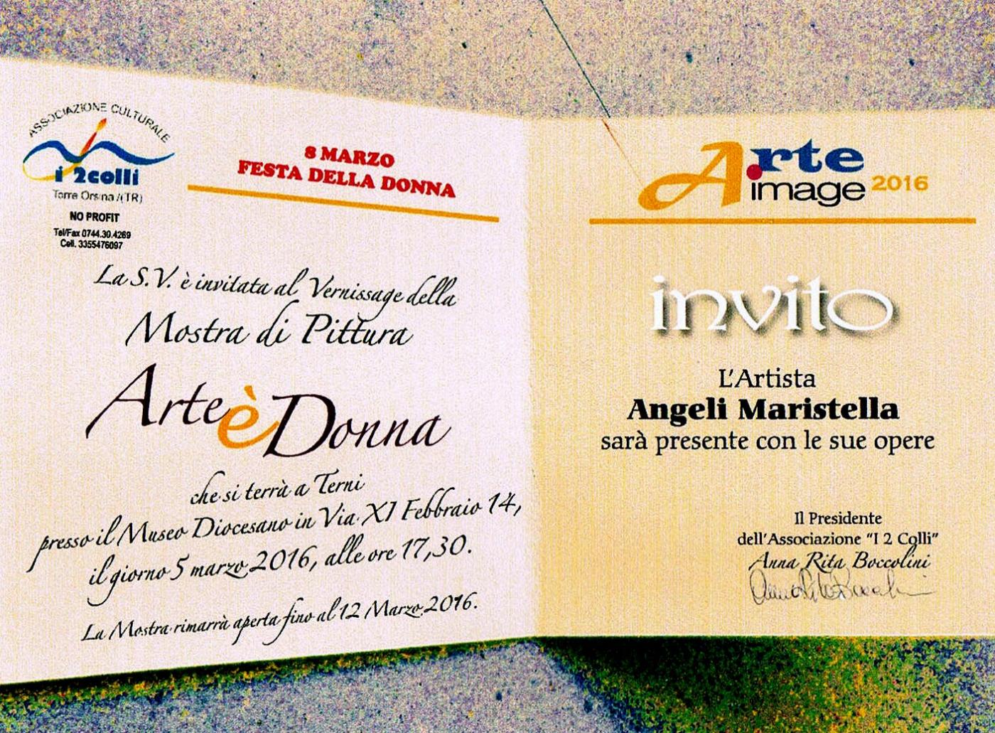 L’artista Maristella Angeli sarà presente ad “Arte è donna”, Museo Diocesano, Terni