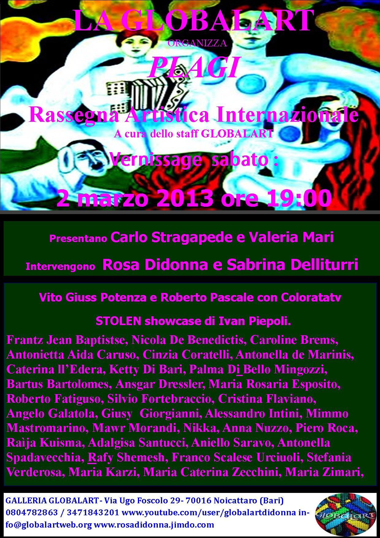 Rassegna Artistica Internazionale PLAGI Globalart