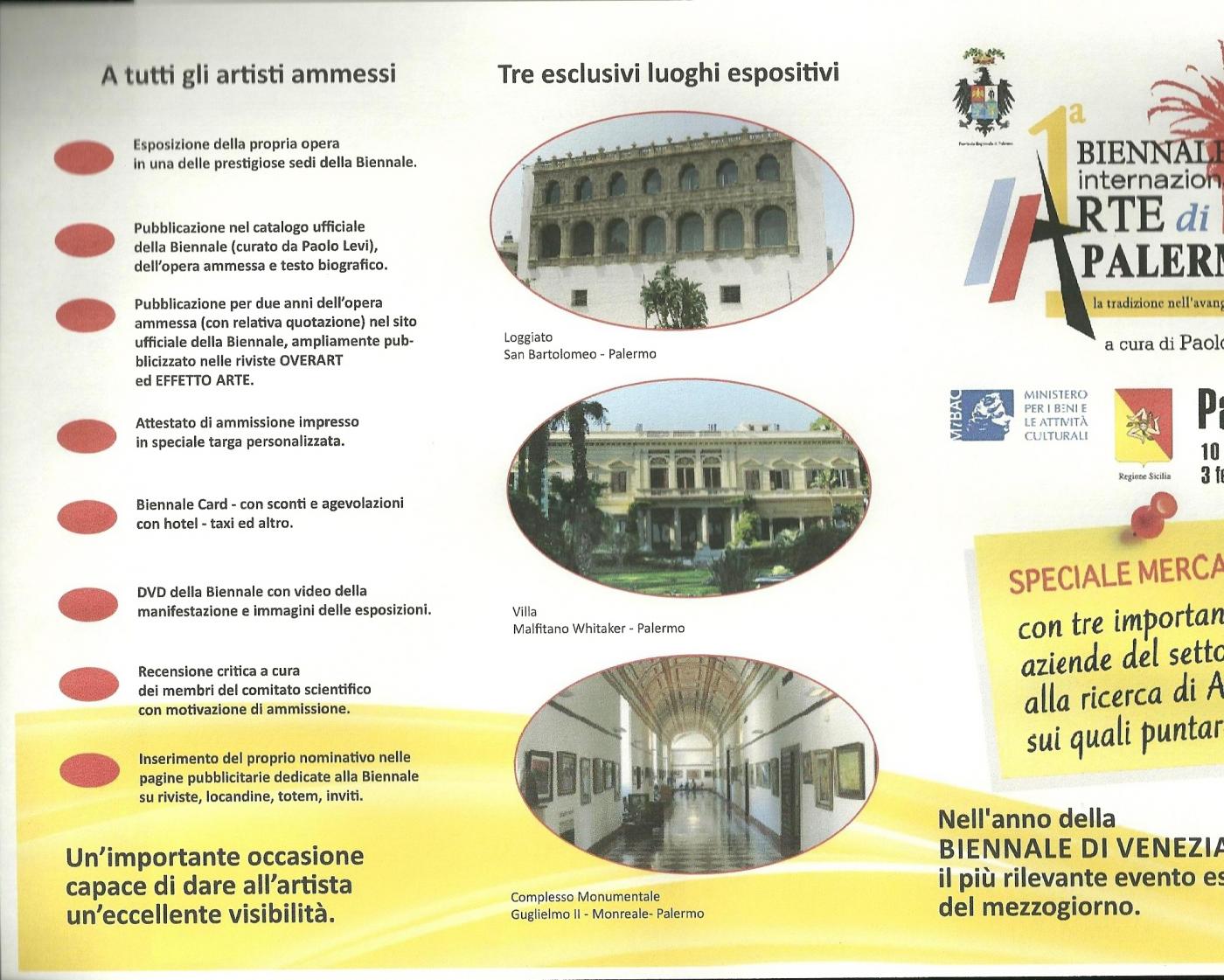 1BIENNALE INTERNAZIONALE D'ARTE DI PALERMO
