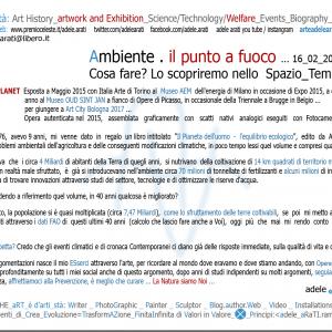 Art Work: ENERGY PLANET  - Art City Bologna 2017